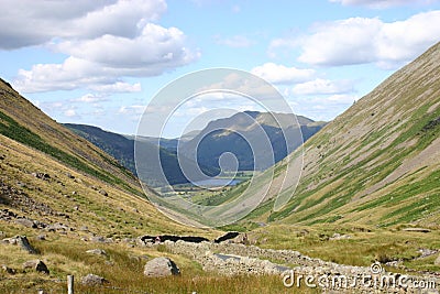 Brotherswater from the Kirkstone Pass Stock Photo