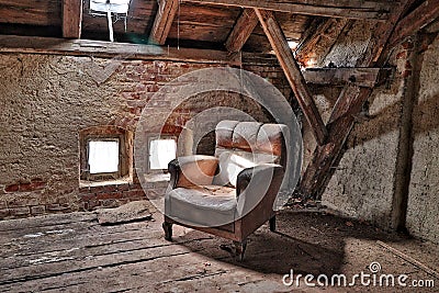 Deserted places full of secrets Stock Photo