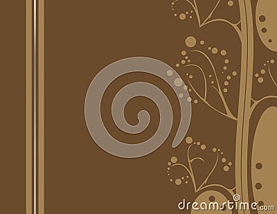 Brown abstract earthy design 2 Vector Illustration