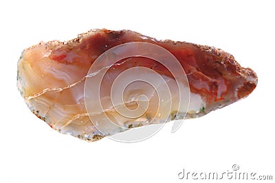 brown agate isolated Stock Photo