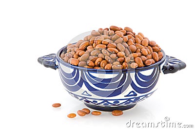 Brown beans Stock Photo