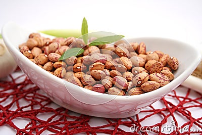 Brown beans Stock Photo