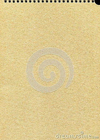 Brown and beige cardboard detail, hole cardboard paper texture as background Stock Photo