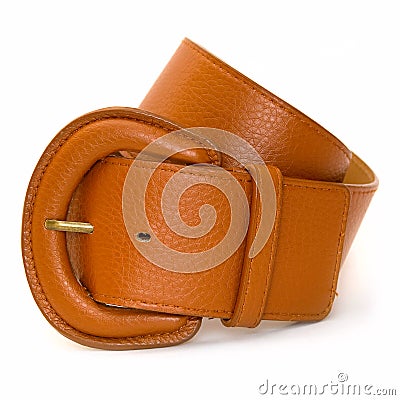 Brown belt Stock Photo