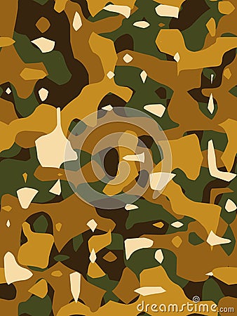 Brown Camouflage Texture Stock Photo