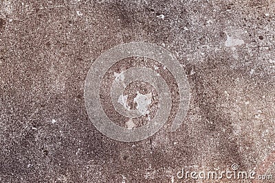Brown cement wall, abstract vintage background. Concrete grunge texture, stucco. Beton surface. Blank space. Design backdrop. Stock Photo