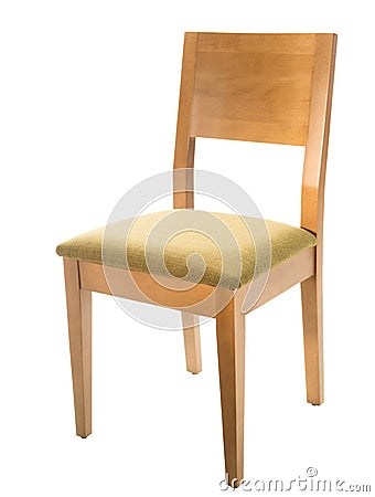 Brown chair Stock Photo