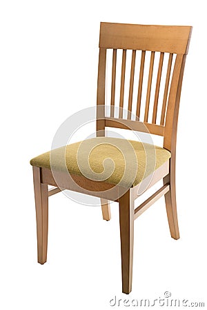 Brown chair Stock Photo