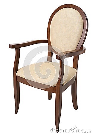 Brown chair Stock Photo