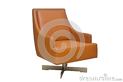 Brown chair Stock Photo