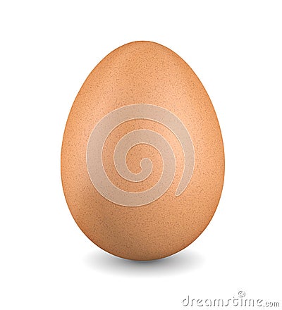 Brown chicken egg Stock Photo