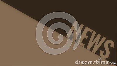 Brown Chocolate News Header Background Stock Photo