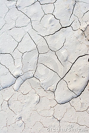 Brown color dry cracked muddy earth Stock Photo