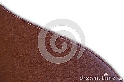 Brown color leather Stock Photo