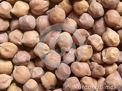 Raw brown Bengal gram Stock Photo