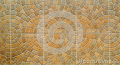 Brown color Tile floor Stock Photo