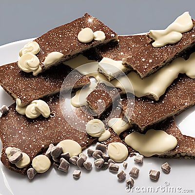 brown cookies, AI-Generatet Stock Photo