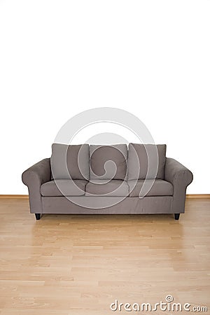 Brown Couch Stock Photo