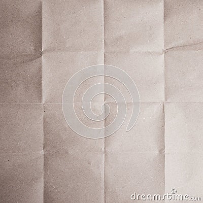 Brown crease paper texture Stock Photo