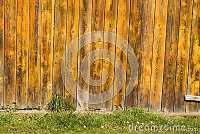 Brown fence Stock Photo