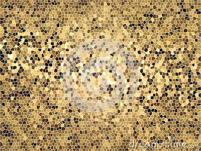 Brown gold mosaic background Stock Photo