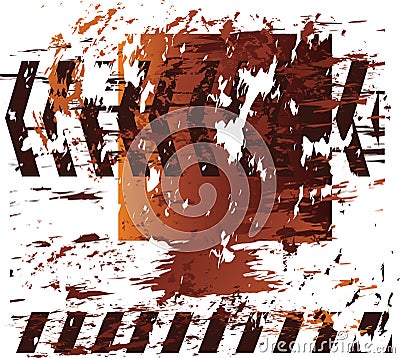 Brown grunge background Vector Illustration