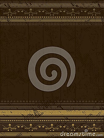 Brown grunge background Vector Illustration