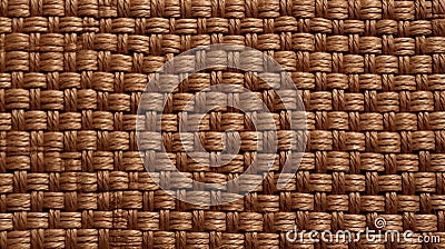 Grainy Woven Fabric Texture Background With Mesh Pattern Stock Photo