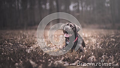 Brown labrador Stock Photo