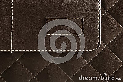 Brown leather pattern Stock Photo
