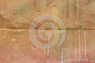 Brown metal rusty texture. brutal background in greyish-brown tints. Stock Photo