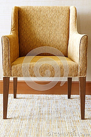 Modern chair in living room Stock Photo