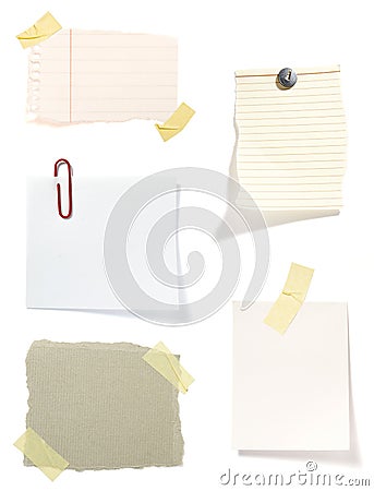 Brown old paper note background Stock Photo