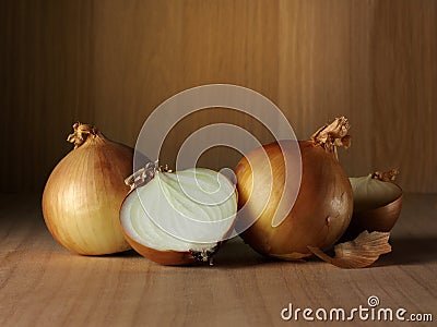 Brown Onions Stock Photo