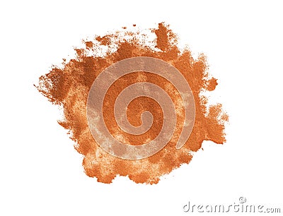 Brown paint blob Stock Photo