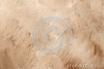 Brown painted canvas Stock Photo