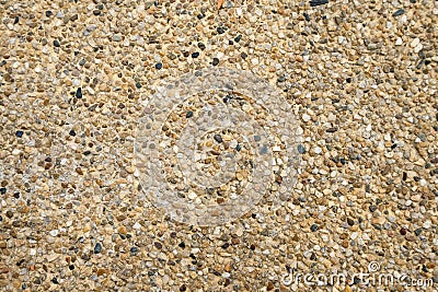 Brown pebbles floor texture background Stock Photo