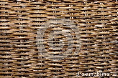 Brown rattan texture Stock Photo