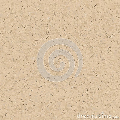 Brown recycled cardboard rough texture, vector Vector Illustration