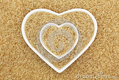 Brown Rice Stock Photo