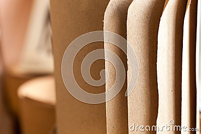 Roll paper Stock Photo