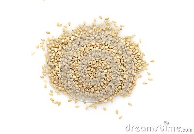 Brown Sesame Seeds Stock Photo