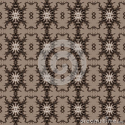 Brown shade mosaic design print Stock Photo