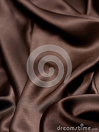 Brown silk background Stock Photo