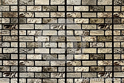 Square brick block background and texture Stock Photo