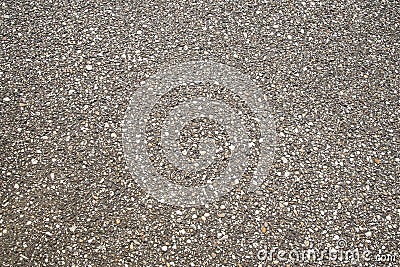 Brown stone grit scree for background. Brown gravel stone texture, granite gravel, rocks crushed for ground construction Stock Photo