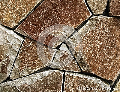 Brown stone wall background Stock Photo