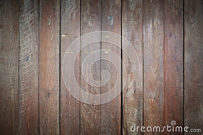 Brown striped plank wood background Stock Photo