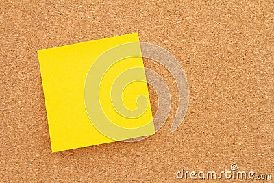 Brown texture corkboard with sticky note background for school or office Stock Photo