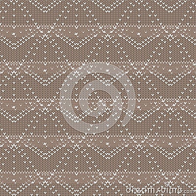 Brown and white polygon and diamond shape dot line with line ins Vector Illustration